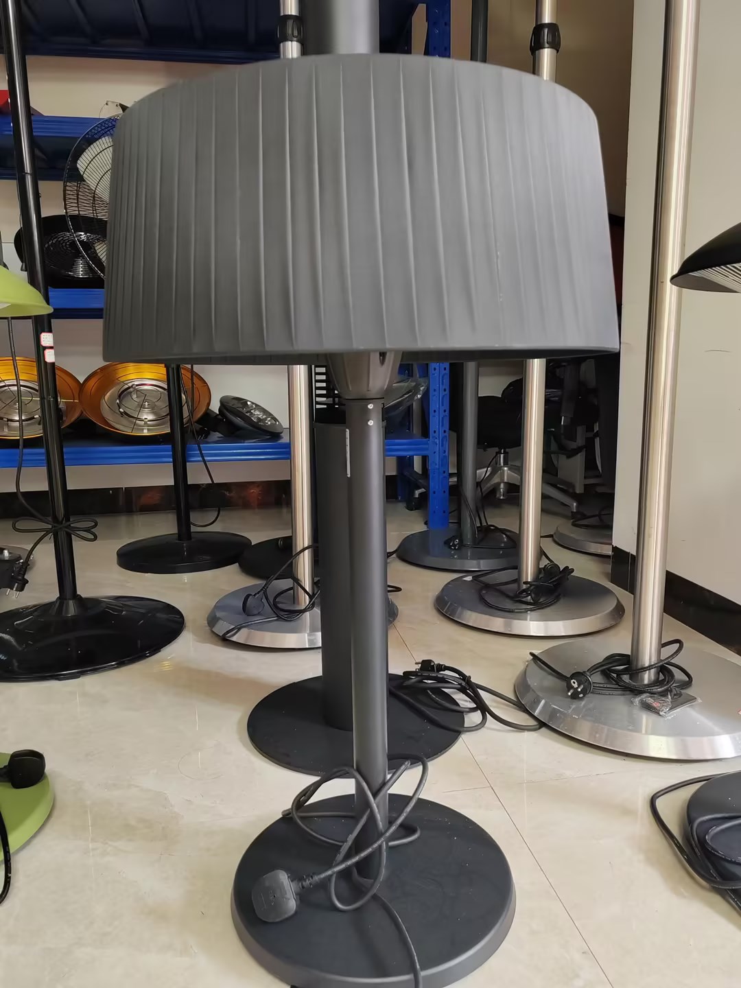 Gold tube infrared heater